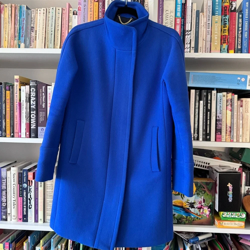 J.CREW STADIUM-CLOTH COCOON COAT, B2770 - Picture 1 of 7